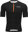 Santic Men’s Cycling Jersey Short Sleeve Bike Shirts for Men Bicycle Jacket with Pockets Breathable & Quick Dry Yorkson