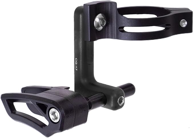 Chain Guide Mountain Bike, MTB Chain Guide, Chain Guide Protector Aluminium Alloy, Bicycle Chain Protector, Clamp Mount Chain Stabilizer, Bike Chain Guard For Most Bicycle black 34.9 clamp ring