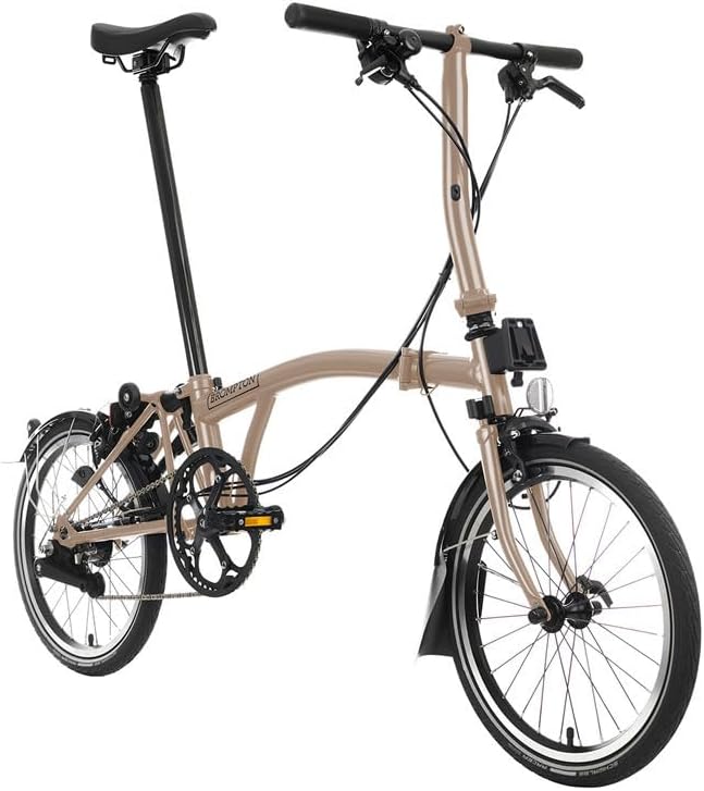 Brompton Folding Commuter Bike C Line 6-Speed | Compact, Lightweight, Urban Bike for Adults