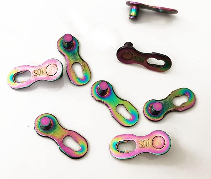 4 Pairs Bicycle Missing Link 1/6/7/8/9/10/11/12 Speed Chain Reusable Steel Bike Chain Link