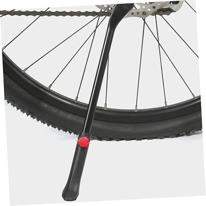 ibasenice Adjustable Bike Kickstand Aluminum Alloy Side Stand for Mountain Bikes and Kids Bicycles Easy Installation Lightweight Supports Rear Rack