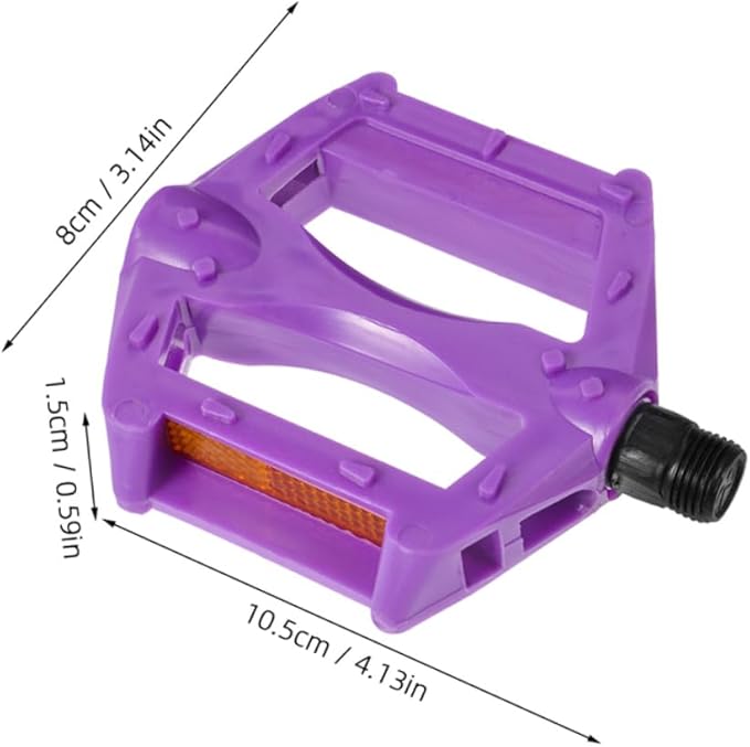 2pairs Flat Mountain Bike Pedals -Skid Outdoor Cycling Pedals for Youth and Adults Replacement Enhanced Grip for Rough Terrains
