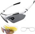 ROCKBROS Polarized Sunglasses Men Women Cycling/Pickleball/MTB Glasses UV Protection, Suitable for Myopia Glasses