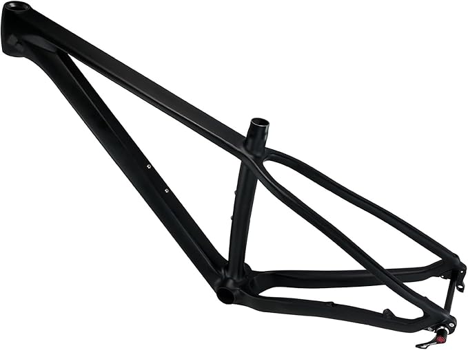 Mountain Bike Hardtail Disc Brake Frame 27.5er 29er Carbon Fibre Rigid Frame 15/17/19in Thru-Axle Frame 142mm/148mm XC Cyclocross Bikes Frame Full Internal Routing(29 * 15"_142MM)