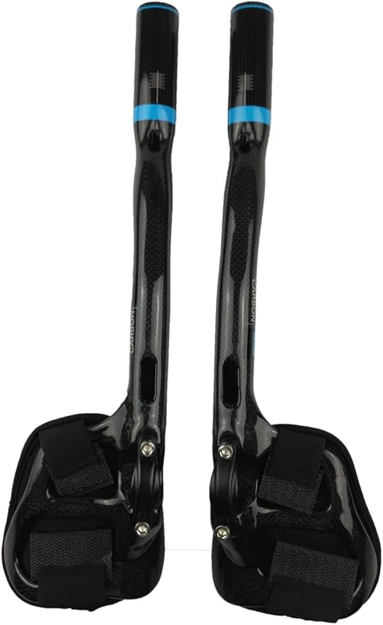 PLATT Carbon TT Handlebar Bicycle Aero Bars Tri Bars Cycling Rest Handlebar for Mountain Bike and Road Bike 31.8mm (Gloss Blue)