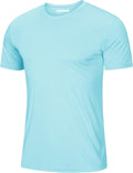 MAGCOMSEN Men's Short Sleeve UPF 50+ T-Shirt Quick Dry Workout Athletic Running Swim Tops Tee Rash Guard Performance Shirts