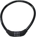 Sanwo Security Bike Lock 4 Digit Resettable Combination Cable Lock for Bicycle, 2 Feet x 1/2 Inch