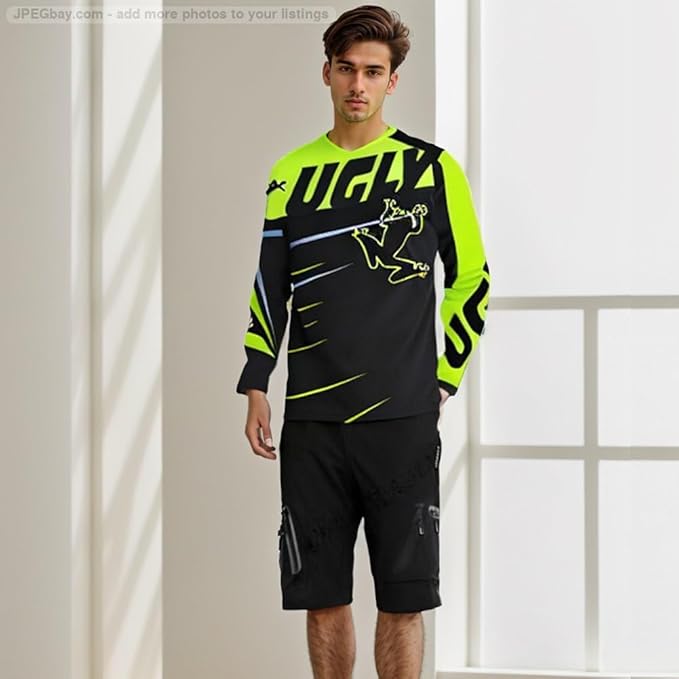 UGLY FROG Bike Wear Long Sleeve Men's Classic Fashion Cycling Downhill Jersey Sportswear Clothing