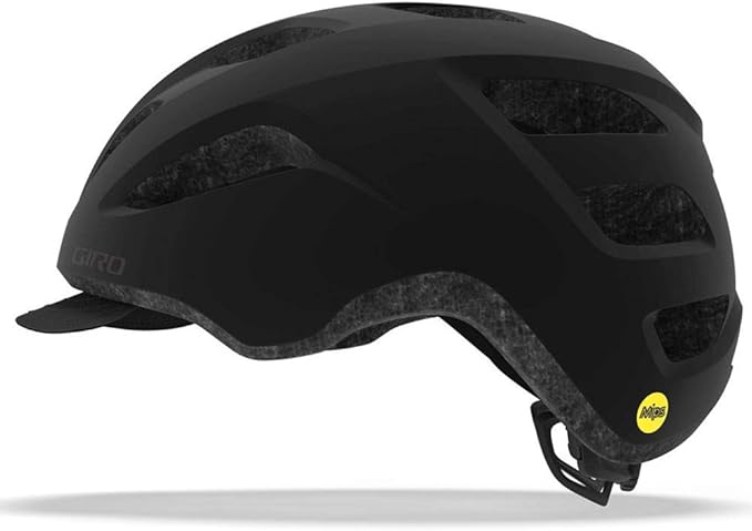 Giro Cormick MIPS Cycling Helmet - Matte Black/Dark Blue, Universal X-Large (58-65 cm)