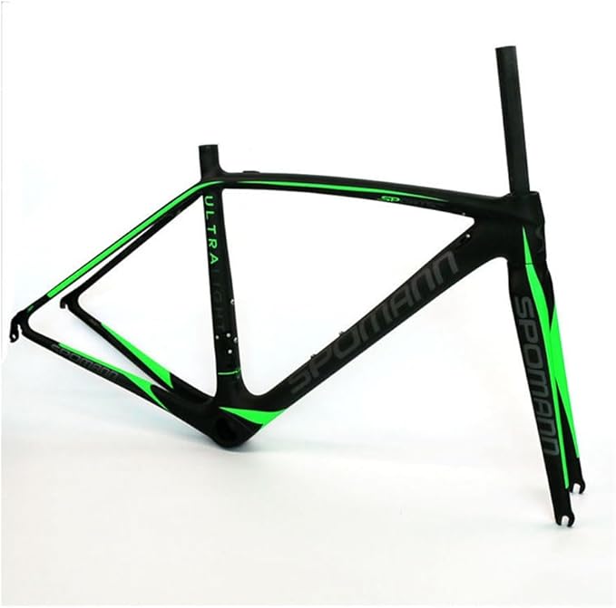 TUJISEK 700C Road Bikes Frame Carbon Fibre Frameset with Fork 47/50/52/54/56CM Frame C Brake QR 130MM Semi Internal Routing Ultra Light 750g