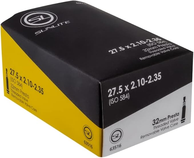 Sunlite Standard Presta Valve Bicycle Tubes