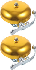 2pcs Aluminum Alloy Mountain Bike Bell Vintage Cycling Bell Loud Sound Bike Accessories and Adults Safe Riding