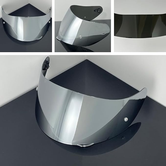 Helmet Visor Replacement,Motorcycle Helmet Face Shield for ILM 902,902L,902BT (Silver-Day Use Only)
