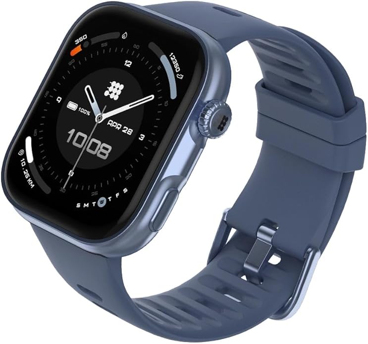Cubitt Viva 2 Smartwatch, 1.85” AMOLED, Phone-Connected GPS, VITA AI Assistant, AI Coach, Health Monitoring, Sleep Score, 100+ Sports Modes, 3ATM Water Resistant, 8-Day Battery