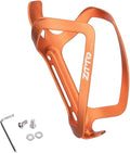 ZTTO Bike Water Bottle Holder Ultralight - Aluminum Alloy High Strength Bicycle Water Bottle Cage, MTB Bike Cup Holder, Bicycle Drink Cage Universal Bike Cup Holder for MTB, Road Bike (Orange)