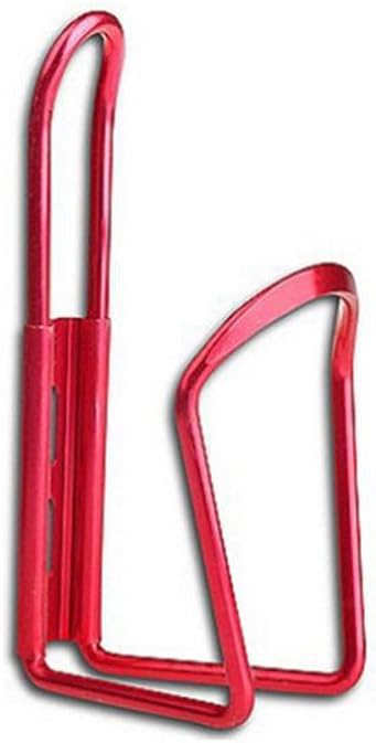 Lightweight Aluminum Alloy Bicycle Water Bottle Cage Holder for Outdoor Activities, Bike Bicycle Cycling Drink Water Bottle Rack Holder Cage (Red)