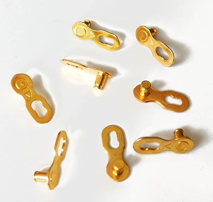 4 Pairs Bicycle Missing Link 1/6/7/8/9/10/11/12 Speed Chain Reusable Steel Bike Chain Link