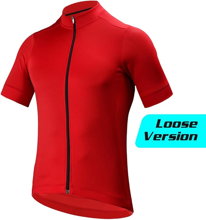 CATENA Men's Cycling Jersey Short Sleeve Shirt Running Top Moisture Wicking Workout Sports T-Shirt