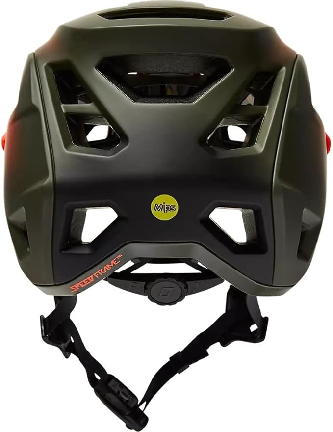 Fox Racing Speedframe Pro Mountain Bike Helmet, Fade Olive Green, Small