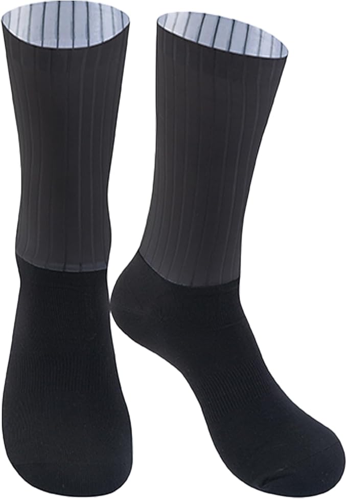 YKYWBIKE Cycling Socks for Men Women-Athletic Crew Bike Socks,MTB Riding Socks,Compression Biking Socks for Men Cycling