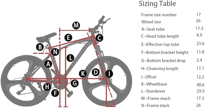 26" Mountain Bike, 7-Speed Lightweight High-Carbon Steel Frame, V Brakes & Front Suspension - Adjustable Ergonomic Seat for Men & Women(Quick Assembly, Multiple Colors)