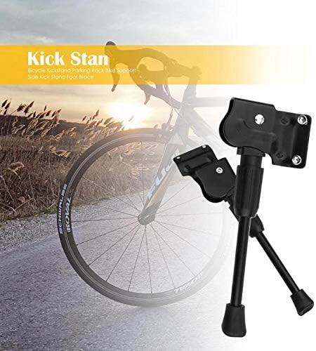Bike Kickstand,Adjustable Bike Kickstand, Adjustable Bicycle Kickstand Mountain Bike Aluminum Side Rear Kick Stand Bicycle Accessories
