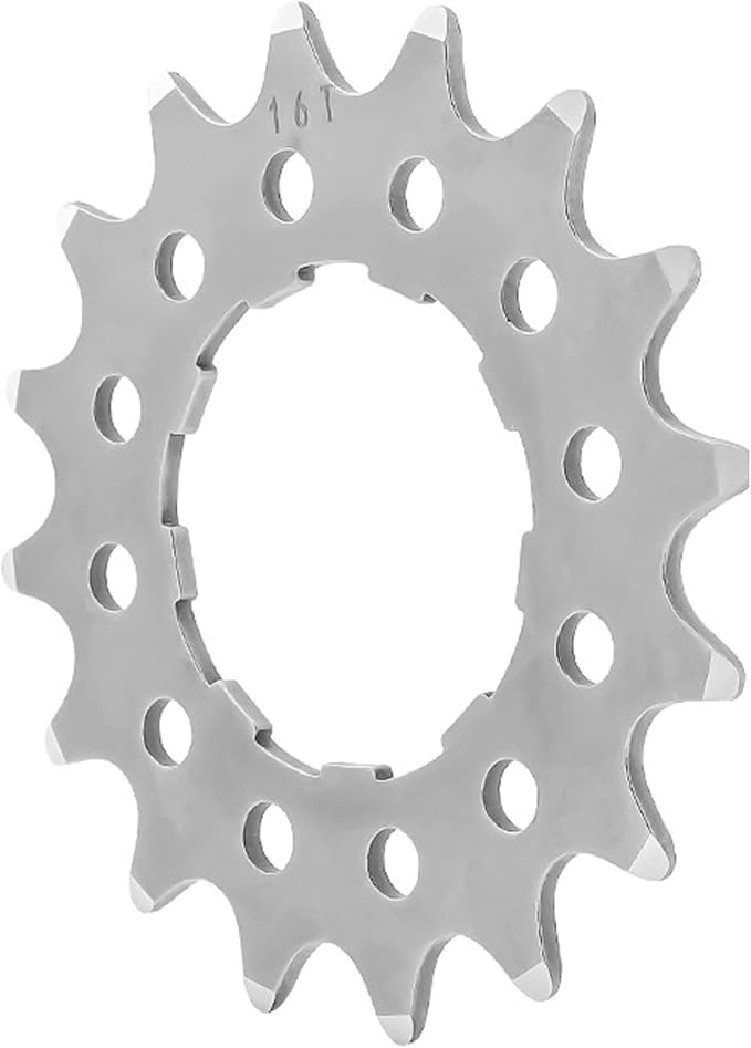 Single-Speed Bike Freewheel 12T/13T/14T/15T/16T/17T/18T Bicycle Flywheel High Strength Stainless Steel Bicycle Sprocket for Mountain Bike MTB