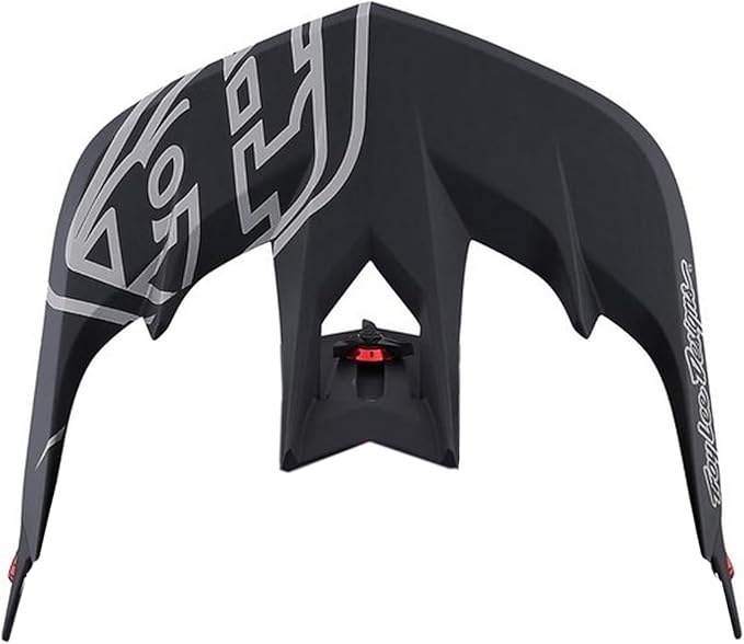 Troy Lee Designs Stage Mountain Bike Helmet Replacement Visor - MTB Cycling BMX Bicycle Helmet Accessories - Nova Glo Red, One Size