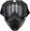 Motorcycle Helmet Goggles, Fog-Proof Goggle Face Protection Mask, Riding Racing Goggles For Men Women (Gray)