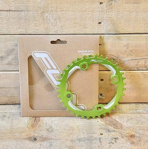 Funn Solo Narrow Wide Chainring for 9 10 11 12 Speed Chain, Fits 104mm BCD Interface Crankset, Single Speed Bike Chain Ring for MTB, BMX Bike, Gravel Bike and Road Bike