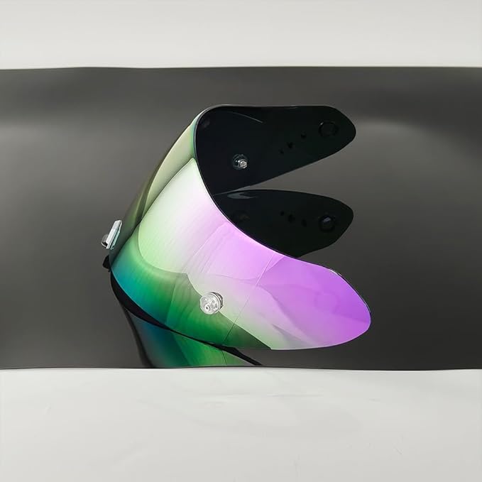 T520 Motorcycle Helmet Visor Replacement Compatible with Scorpion EXO T520/R1 Air/ST1400 UV Protection Anti-Scratch (Deep purple-For day)