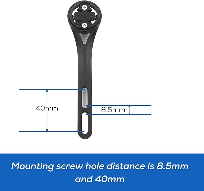 corki Cycles Out Front Handlebar Mounted Cycle Computer Bike Mount Compatible with Garmin Wahoo Bryton Cateye