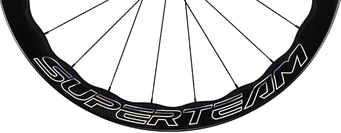 SUPERTEAM Carbon Disc Wheel 50CU-28-CC Tubeless 700C Cycling Wheel Black