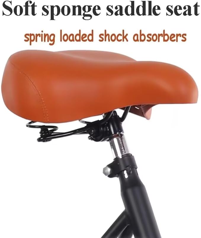 20 inch Folding Tricycle, Outdoor Cruiser Bikes with Passenger seat, 3 Wheel Bike, Large Pedal Tricycles with Inflatable Wheel, Tandem Bicycle, Ride-on trikes for s,Red 20inch