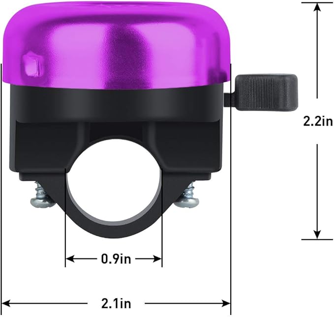 Unicorn Bike Bell for Kids Girls Boys,Adjustable Size Bicycle Bell Bike Accessories for Adult Women Men Clear Sound Bike Horns
