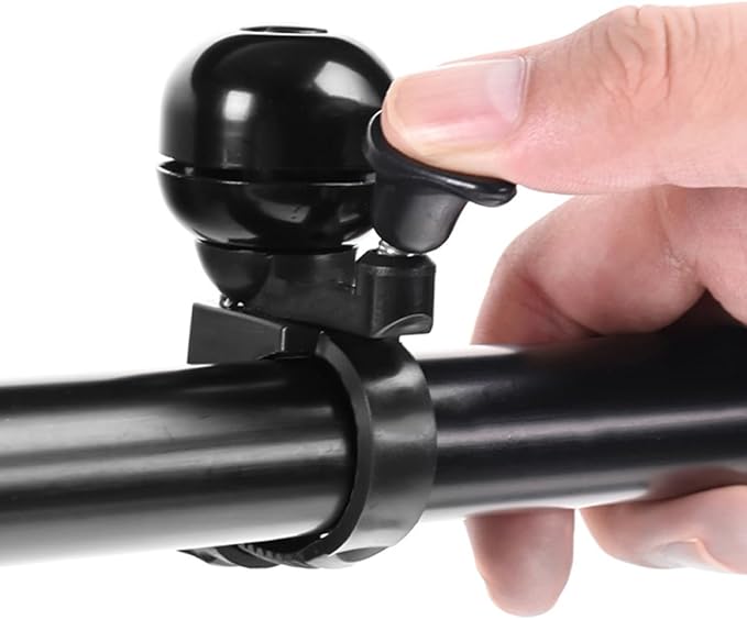 Healifty Vintage Bike Bell for Scooter and Mountain Bicycle Handlebar, Loud Sound Ring Bell Accessory, Black Bagged, Suitable for ’s Outdoor Cycling