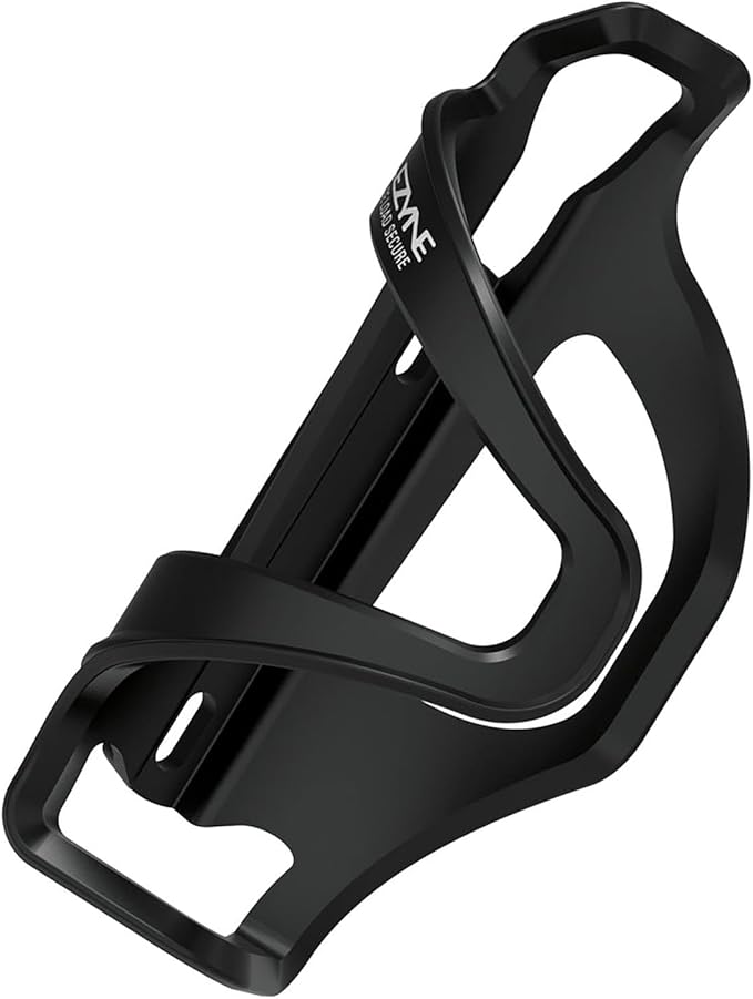LEZYNE Flow Cage SL Bike Water Bottle Cage - Side Load Bicycle Bottle Holder, Composite Matrix, Left/Right Options, Compact Frame Cycling Accessory - Right - Black