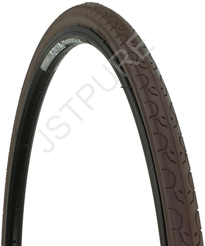for G5013 700C x 28 Bike Tires Hybrid Slick Commuter, Chocolate Brown