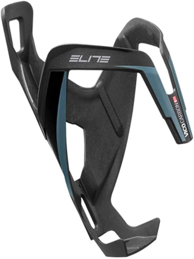 Elite Vico Carbon Bottle Cage – Ultra-Lightweight Italian Carbon Fiber Cycling Water Bottle Holder – Multiple Colors