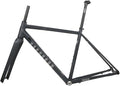 Gravel Road Bike Frameset 700C Aluminum Alloy Disc Brake Frame 44/47/50/53/56cm Carbon Fiber Fork Thru-Axle F100*12mm R142*12mm Internal Routing
