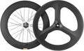 SUPERTEAM Tri Spokes/88mm Carbon Wheelset 700C Clincher