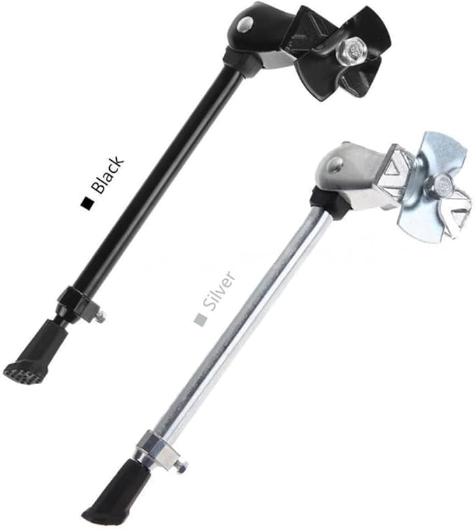 TOYANDONA Adjustable Bike Kickstand for Aluminum Alloy Bike Foot Brace Easy to Use Parking Rack