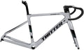 700c Road Bike Carbon Frameset Disc Brake Racing Frame 45/48/51/54CM BB86 Thru Axle 100/142mm Internal Routing(Silver,48CM)