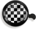WIRESTER Black Aluminum Round Bike Bell, Classic Ring Bicycle Bell, Bike Accessories Bell Ring for Adults Kids Girls Boys - Dog Cat Animal Cute Records