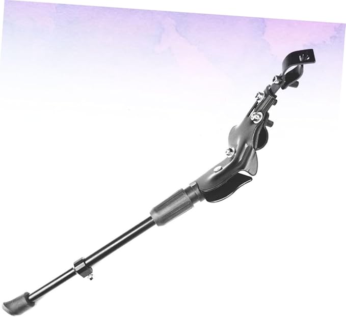 Mountain Bike Kickstand Adjustable Aluminum Alloy Bike Stand for Wheels Riding Supplies for Uneven Ground Stability