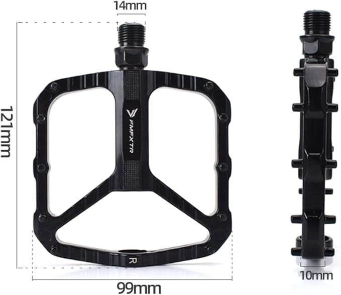 bicycle pedals, 9/16 inch aluminum bicycle pedals, wide platform pedal, mountain bike pedals for e-bike, mountain bike, road bike