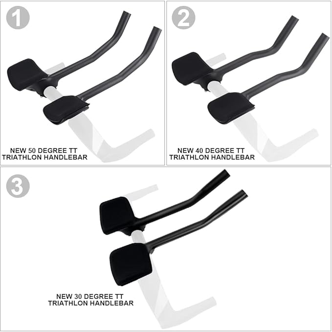 Carbon Fiber aero bars for road bike aero bars TT Arm Rest 40° bullhorn aerobar and triathlon aerobars Extender 360mm UD Matte Bicycle clip on earo bars 31.8 bike resting handle bars