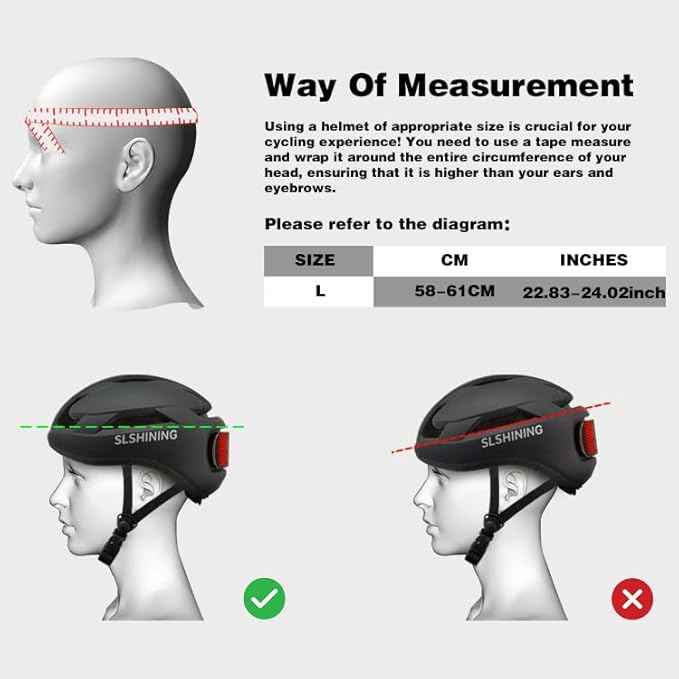 Bike Helmet, Smart App Program Bike Helmet with USB Rechargeable Light, Back Light Mountain for Adult&Men Women, with Turn Signals Remote Control