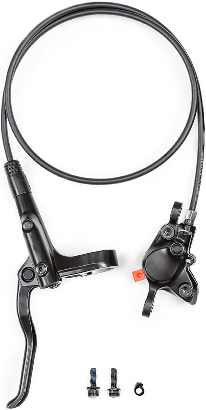Cyclon MT200 MTB Hydraulic Disc Brakes Set, Left Front 800mm Right Rear 1500mm Aluminum Alloy Hydraulic Bike Brakes with SM-RT Rotors, Dual Disc Piston Fit 160mm/180mm Rotors Bike Hydraulic Brakes