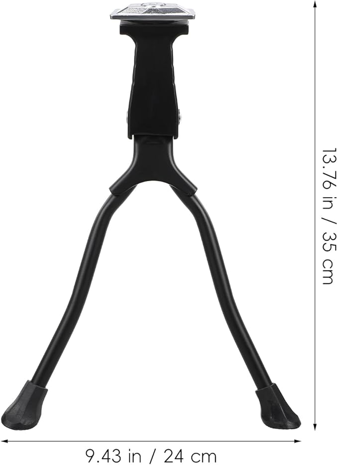 Adjustable Bike Kickstand Double Leg Holder Side Stand Parking Rack Support for Mountain Bikes 12.4 Inch